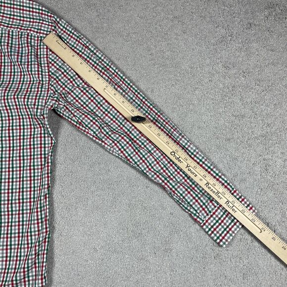 Vineyard Vines Button Down Shirt Mens Extra Small Slim Fit Christmas Whale - Picture 10 of 11